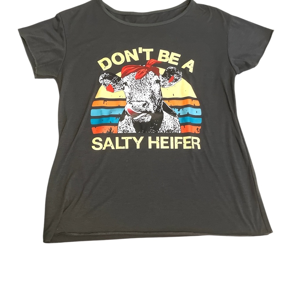 Salty Heifer graphic shirt
